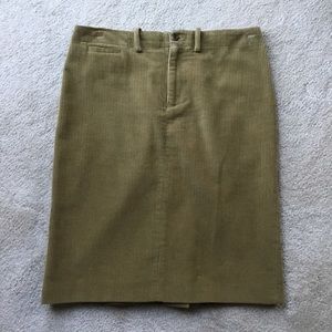 Classic Ralph Lauren Corduroy Skirt